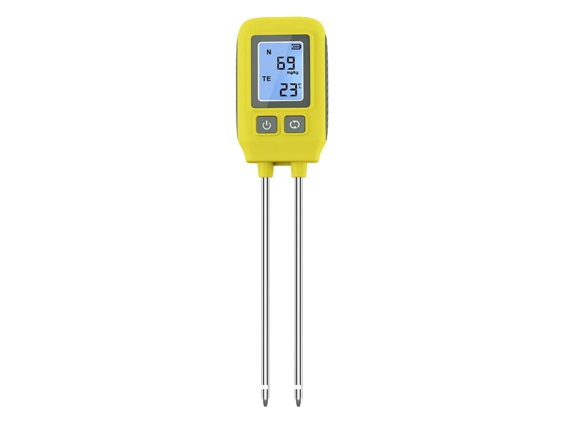 Analisador De Npk Para Solo Com Tela Lcd Retroiluminada, Detector 4em 1, Medidor Nutrientes E Fertilizantes