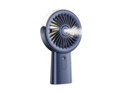 Ventilador Portátil Com Névoa, Bateria De 4000mah, Ajustável Em 90°, Ideal Para Viagens.