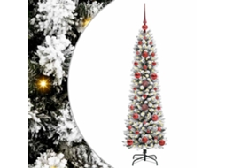 Árvore De Natal Artificial Pré Iluminada Vidaxl Verde Pvc (120 Cm)