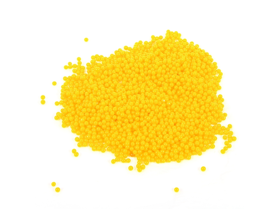 Bolas De Gel Cristal De Água Terra Lama Pérolas Decor Wedding Amarelo Limão 3000pc