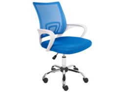 Cadeira De Escritório Beliani Solid De Malha Azul 60x60x95