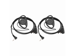 Fone De Ouvido Para Rádio Bidirecional Walkie Talkie 2,5mm 1 Pino Processo De Eletroplacagem 2un Para Motorola