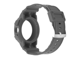 Bracelete de Pu + Tpu para Google Pixel Watch Cinza