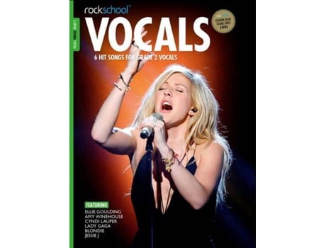 Livro ROCKSCHOOL Vocals Female - Grade 2 (Para Canto - Idioma: Inglês)