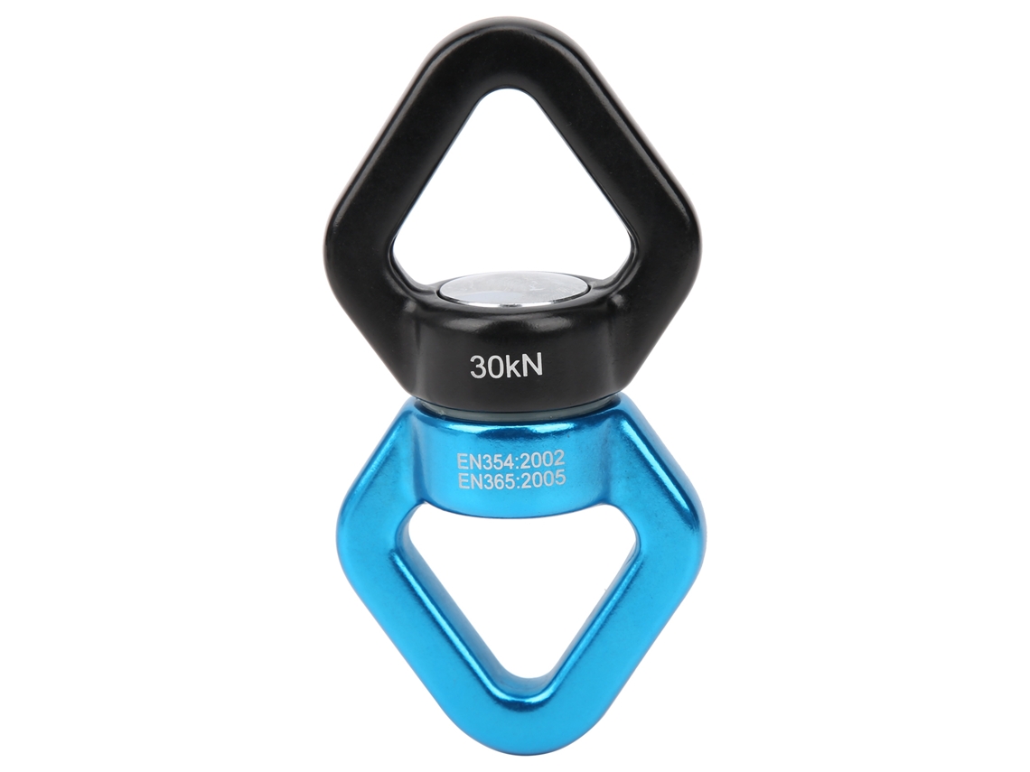 Rebe-dispositivo Rotacional De Segurança Para Escalada Ao Ar Livre Suspenso 360° Giratório Acessório Para Yoga Preto Azul