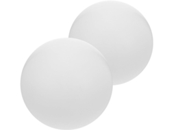 Conjunto De 2 Peças De Cúpulas Esféricas Brancas Leitosas Para Luminárias De Teto E Parede, Fácil Substituição.
