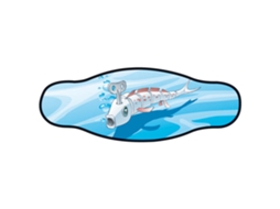 Acessório Mergulho BEST DIVERS Mask strap toy fish double layer