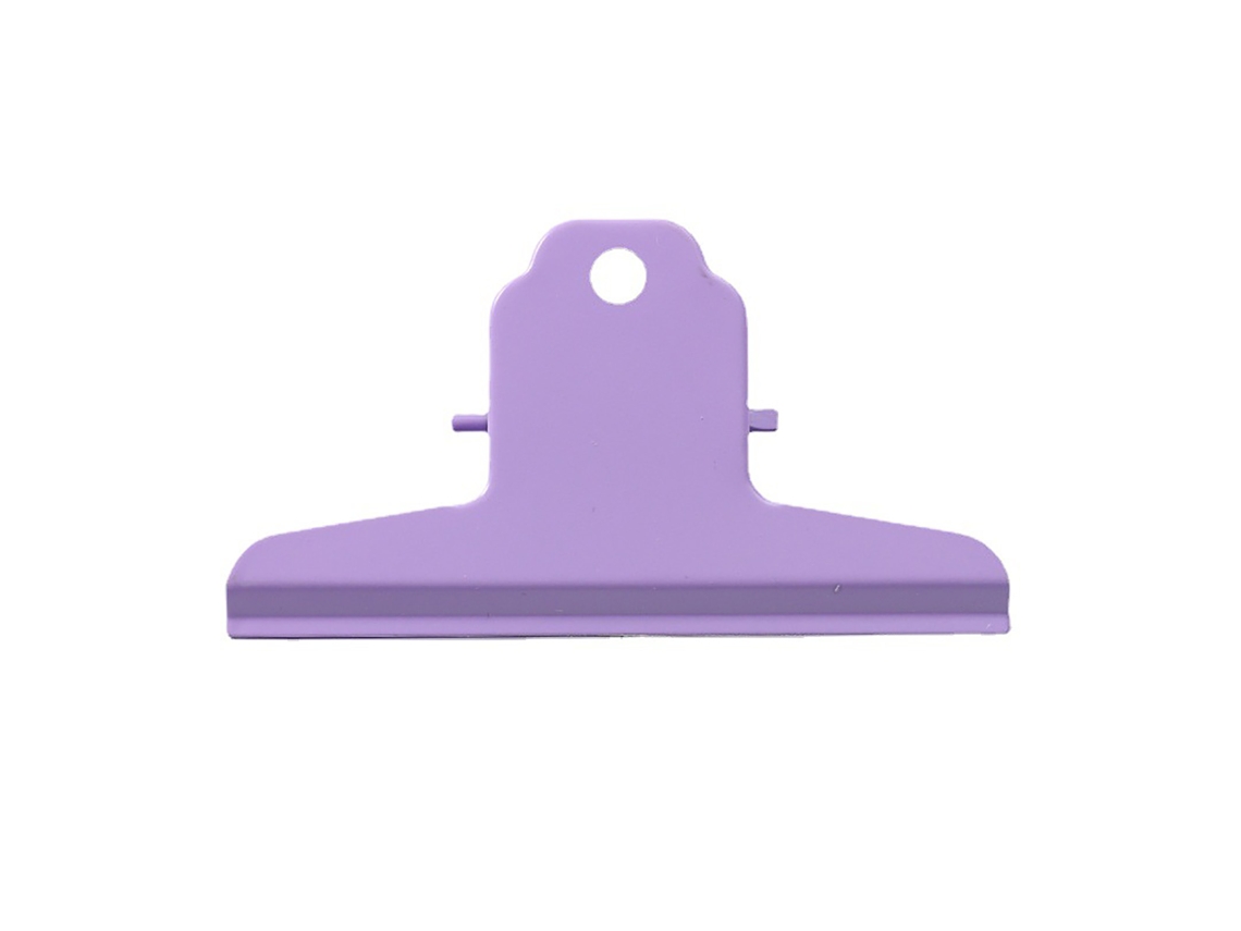 Grandes Clips Com Molas Resistentes Que Suportam Até 200 Folhas, Com Dobradiças Metálicas Penduradas, Para Escritório, Cor Roxa