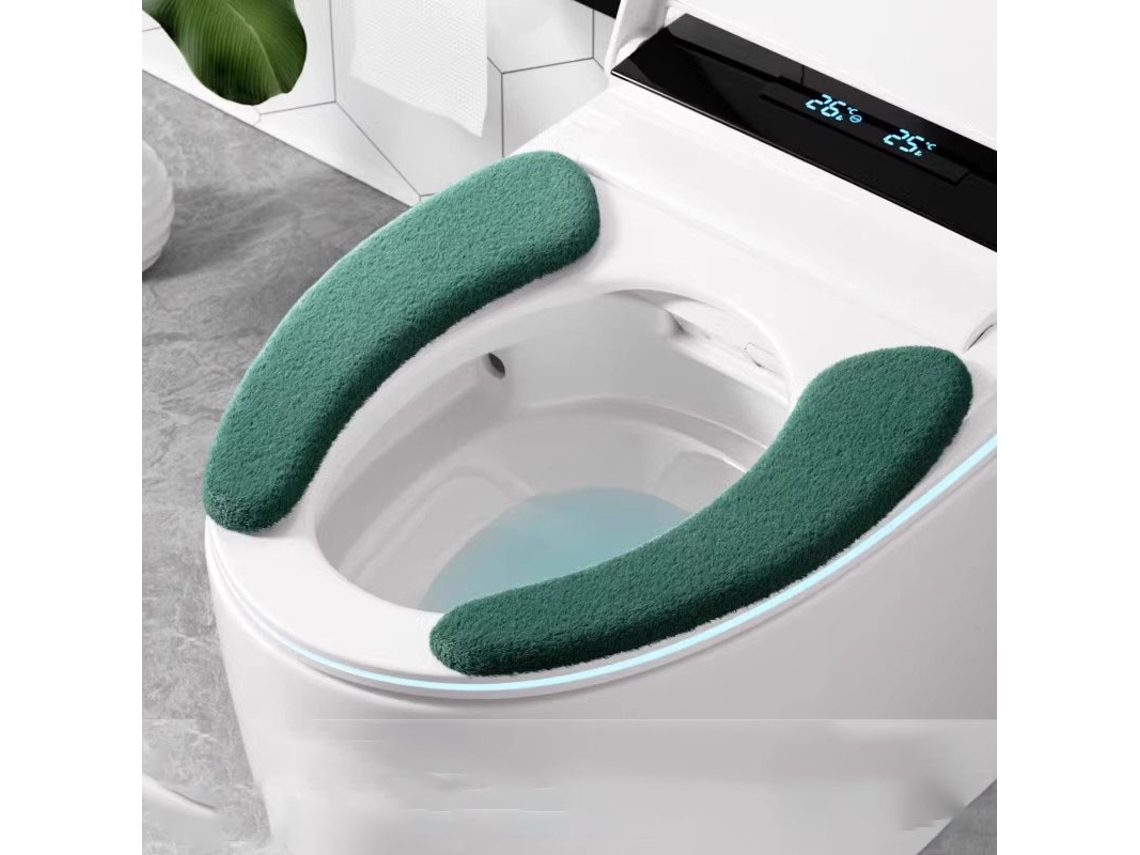 Conjunto De Almofadas Para Assento Sanitário Macias E Aconchegantes Green