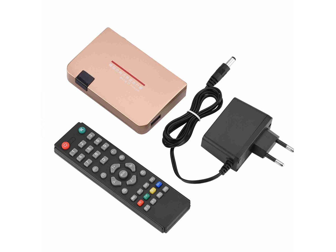 Convertidor de Rf a Hdmi Con Control Remoto Adaptador para Receptor de Tv Analógica Vde