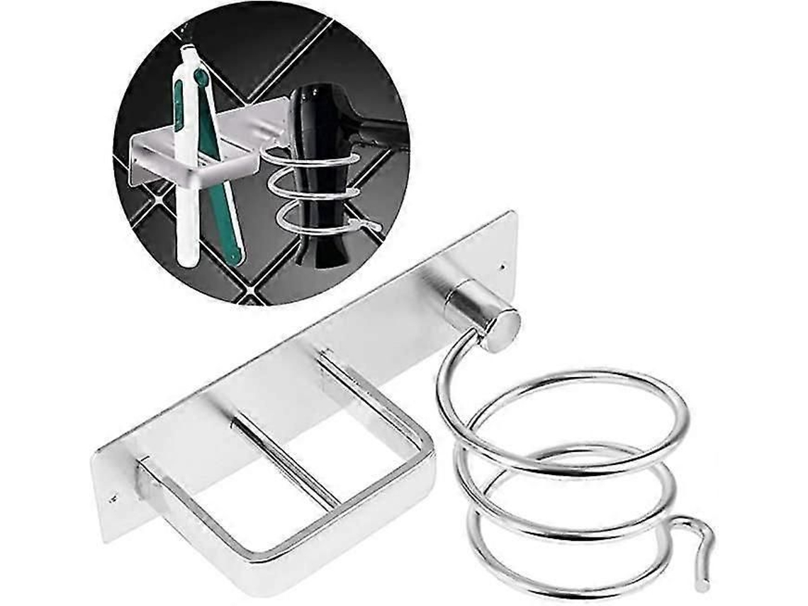 Suporte para Secador de Cabelo, Alumínio e Chapinha, Prateleira Armazenamento Secad Or Cabelo GOKOCO