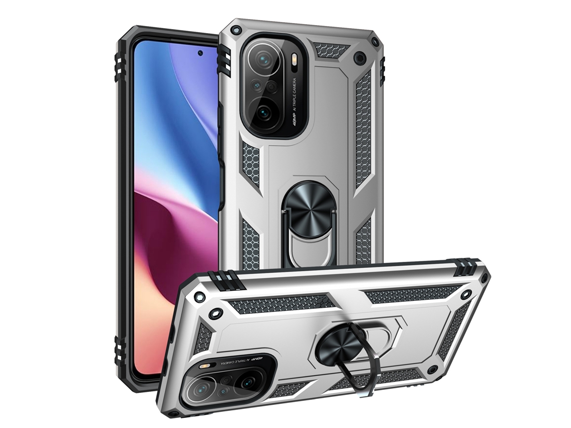 Suporte Magnético Para Capa De Celular Resistente A Quedas De Nível Militarprata, Redmi Note 12 Pro (versão Nacional) / Note 12 Pro (versão Internacio