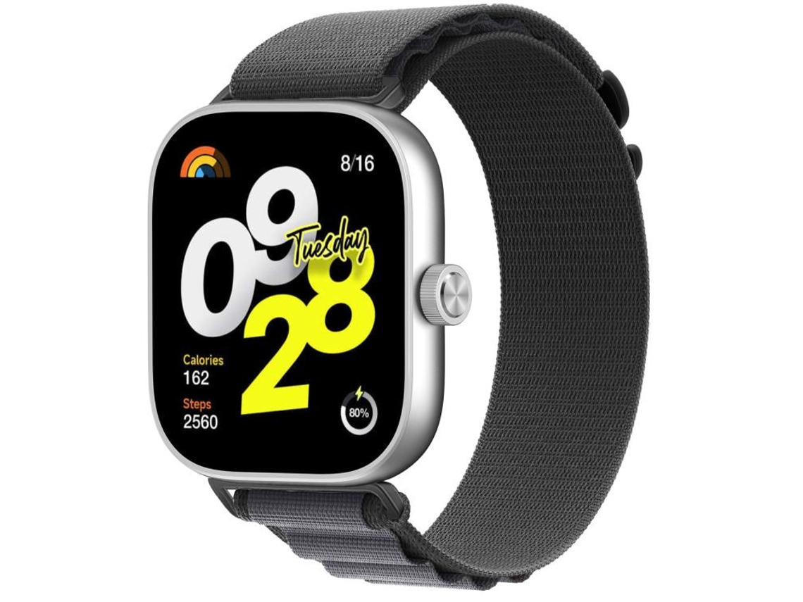 Bracelete para Redmi Watch 6/5/4 Nylon Alpine Loop Cinza Escuro XIAOMOYU