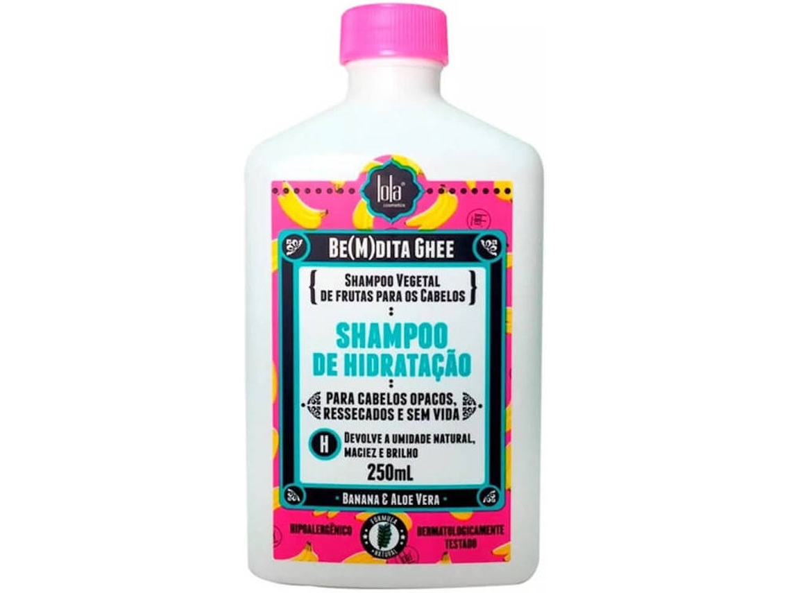 Shampoo Hidratante De Frutas - Be(m)dita Ghee Banana E Aloe Vera 250 Ml