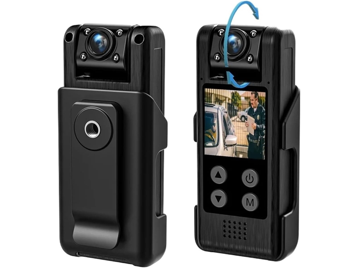 Mini Câmera Corporal 4k Full Hd para Gravação no Corpo SFUSHOS