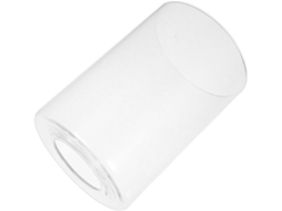 Difusor Cilíndrico de Luz Suave para Uso Diurno, Compatível com Lâmpadas E27, com Design em Vidro Transparente. SFUSHOS