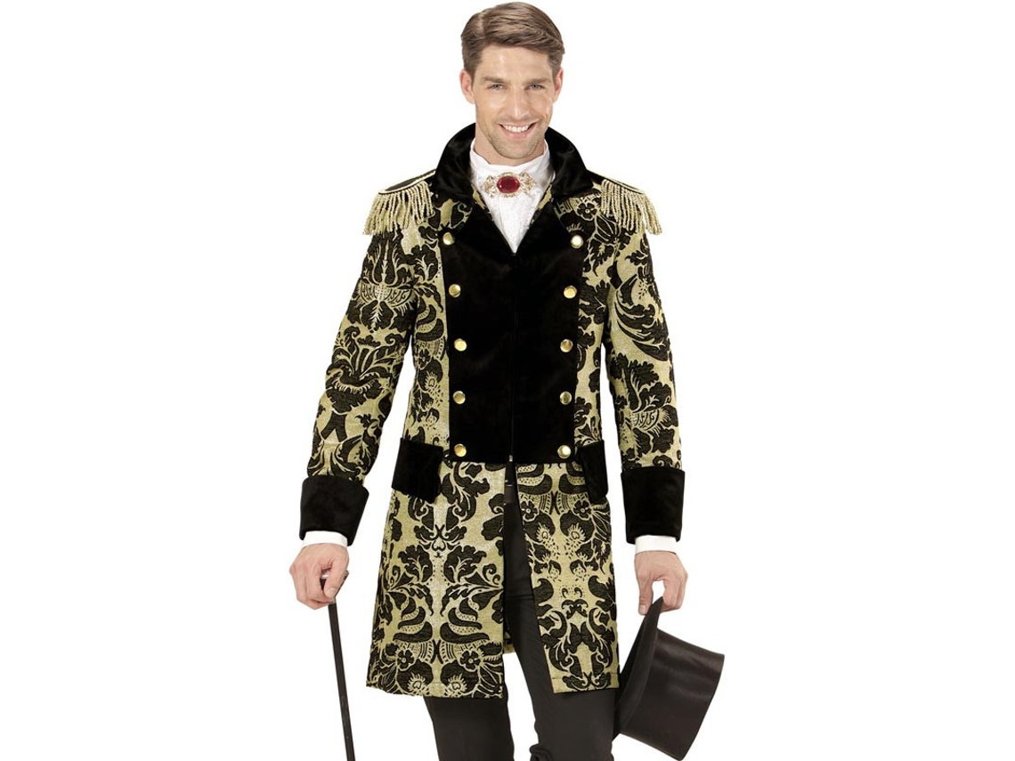 Casaco jacquard da era dourada para homem