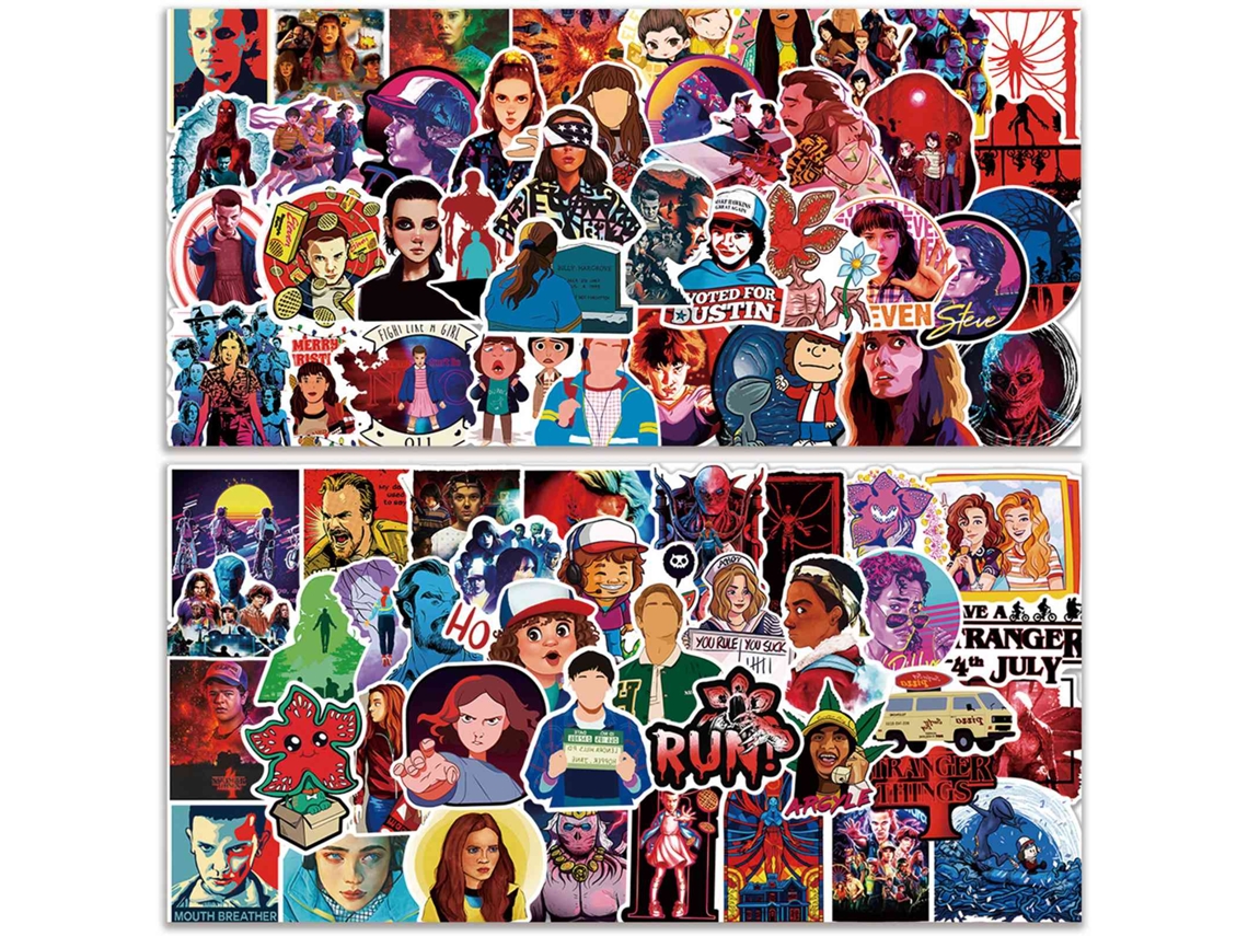 100 Adesivos De Grafite Decorativos Stranger Things 4