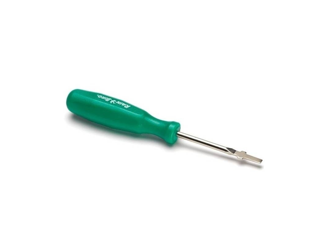 Chave de fenda RAIN BIRD Série 5000 Chave de fenda RAIN BIRD usada para ajustar o ângulo de irrigação nos aspersores 5004 e 5004 plus. Também