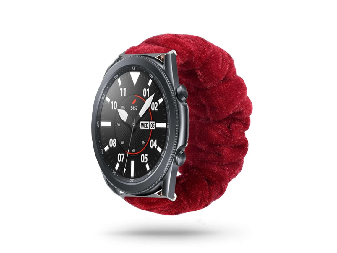 Bracelete Ticwatch Pro 3 Gps Pulseira Scrunchie Vermelho
