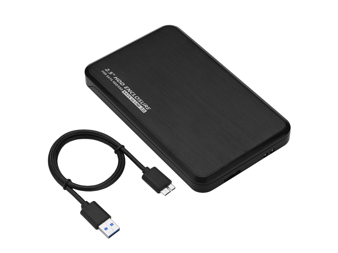 Gaiola De Disco Rígido Móvel, Suporta Disco Rígido Sata De 2,5 Polegadas, Transferência De Alta Velocidade Usb3.0
