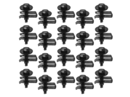 Conjunto De 40 Peças Parafusos Automotivos M6, Porcas Em U E Clipes Metálicos, Fixadores Resistentes A Torque Para