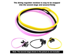 Mali colar de Regulador de Mergulho em Silicone Acessorios de Mergulho Scuba Diving Regulator Holder