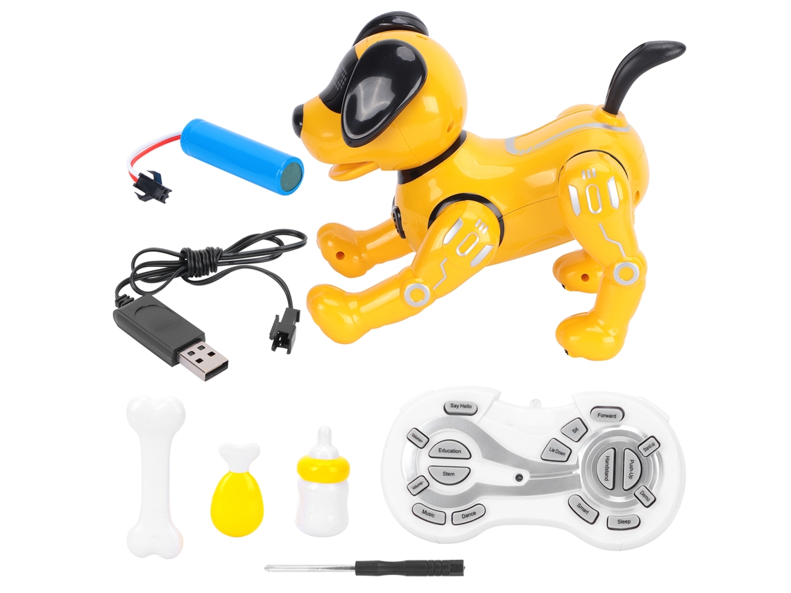 S/MARCA Cão Robô RC K11 com Programação e Música para Crianças 8+
