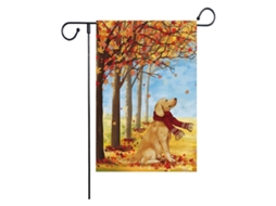 Outono Jardim Bandeira Serapilheira Outono Ação de Graças Abóbora Jardim Bandeira Quintal Decoração Ao Ar Livre NEVEANCE
