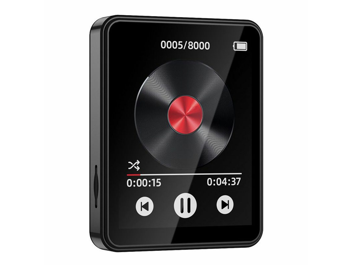Mini Mp3 Player Portátil De 32 Gb Com Tela Sensível Ao Toque De 2,4 Polegadas E Bluetooth, Suporta Rádio Fm E Gravador De Voz SUNNY SPACES