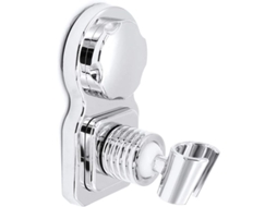 Suporte para Chuveiro Nova Line com copo de sucção ajustável 360°, portátil, reutilizável, cromado | S/MARCA