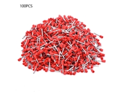 Kit 1000pcs Bainha Isolada E7512 Terminal De Fio 20awg Para Crimpar