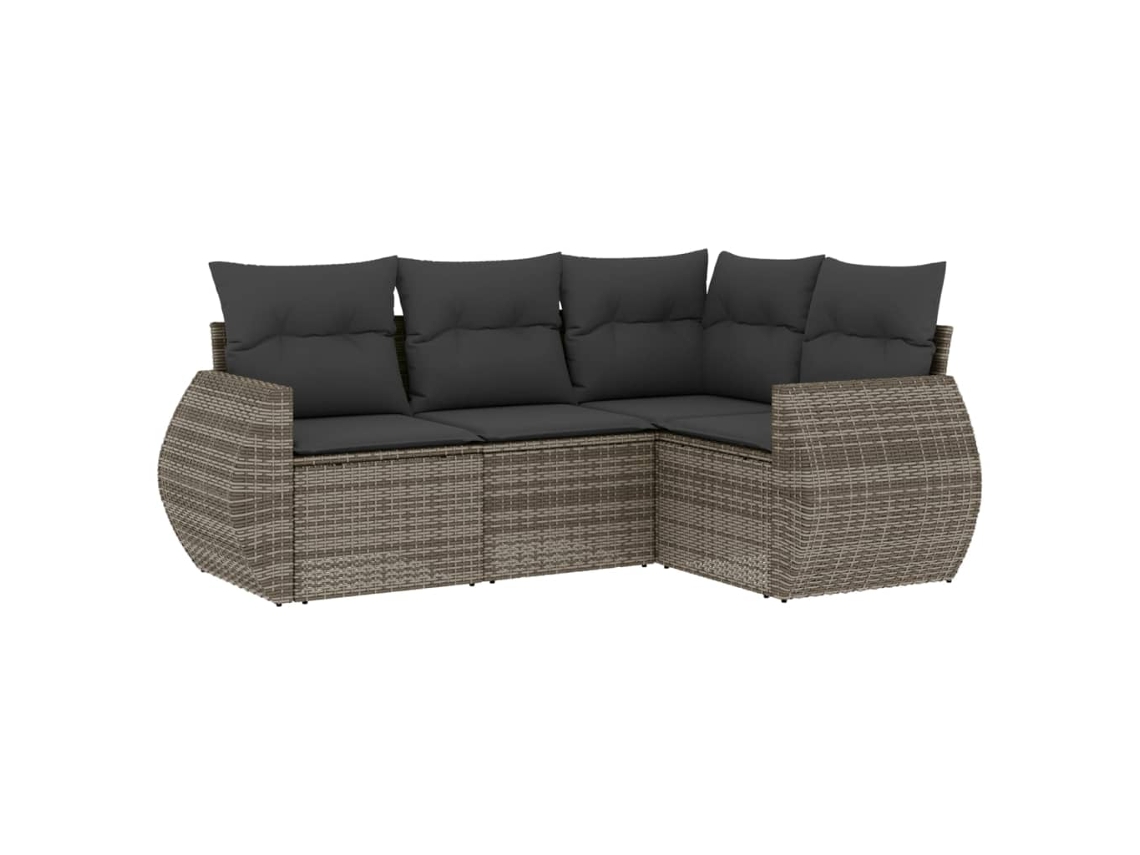 Garden Sofa Set, Garden Sofa Sets Vidaxl Cinzeto Rattan / Vime (n/a)