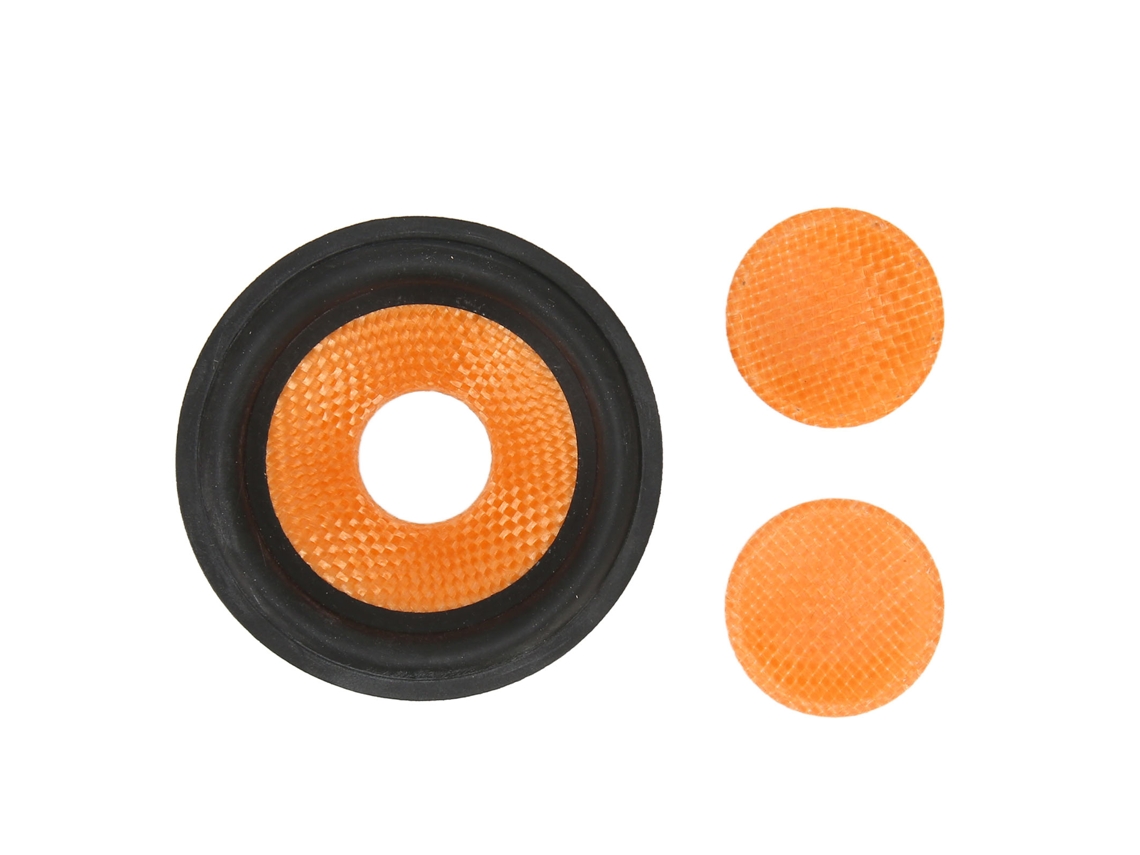 Cone de subwoofer, papel, borracha, 0,8 polegadas, para 3 polegadas AQUAFORGE