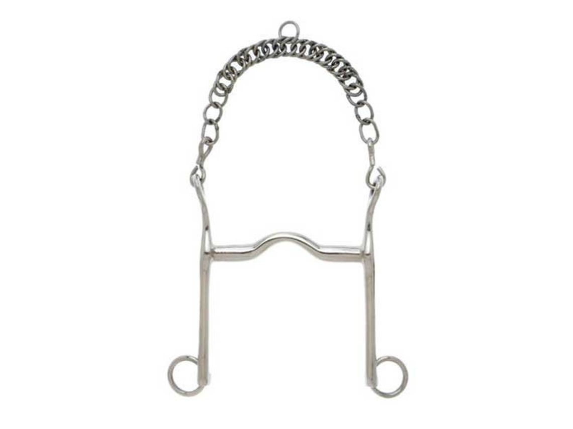 Bit de Weymouth Longo Fixo Prateado 13.5 Cmsefton