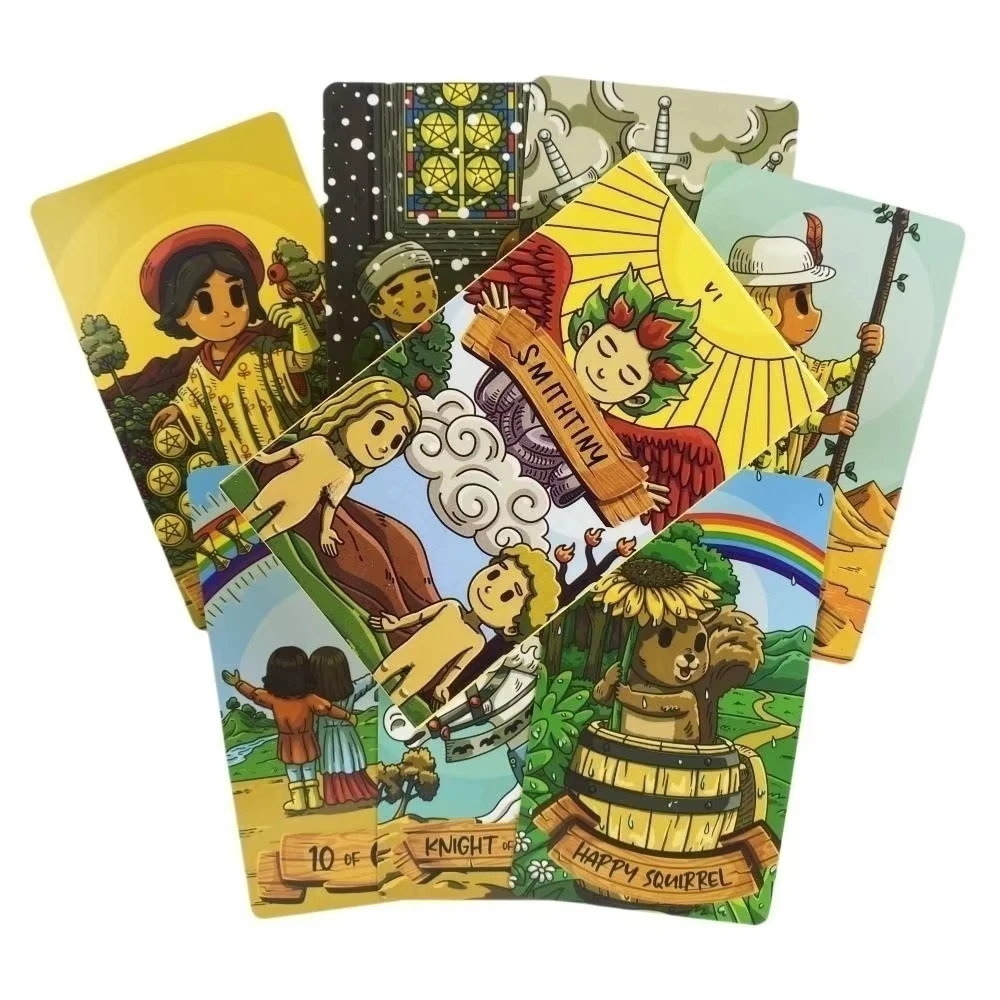 o Baralho de Tarô Smithtiny , Versão em Inglês. MDUG (82 Cartas)