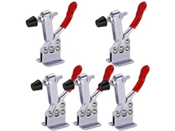 Abrazadera de Palanca Toggle 201b Roja Antideslizante 90kg Aço Carbono Ferramenta Manual S/MARCA