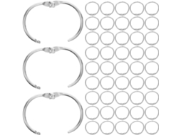 Anéis De Metal Para Encadernação Abaodam Com Diâmetro Interno 20mm, Pacote Com 100 Unidades, Ideais Para Artesanato