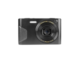 Halinuia Câmera Retrô Digital 4k Tela Lcd 2,7 Polegadas Versão Padrão (preta)
