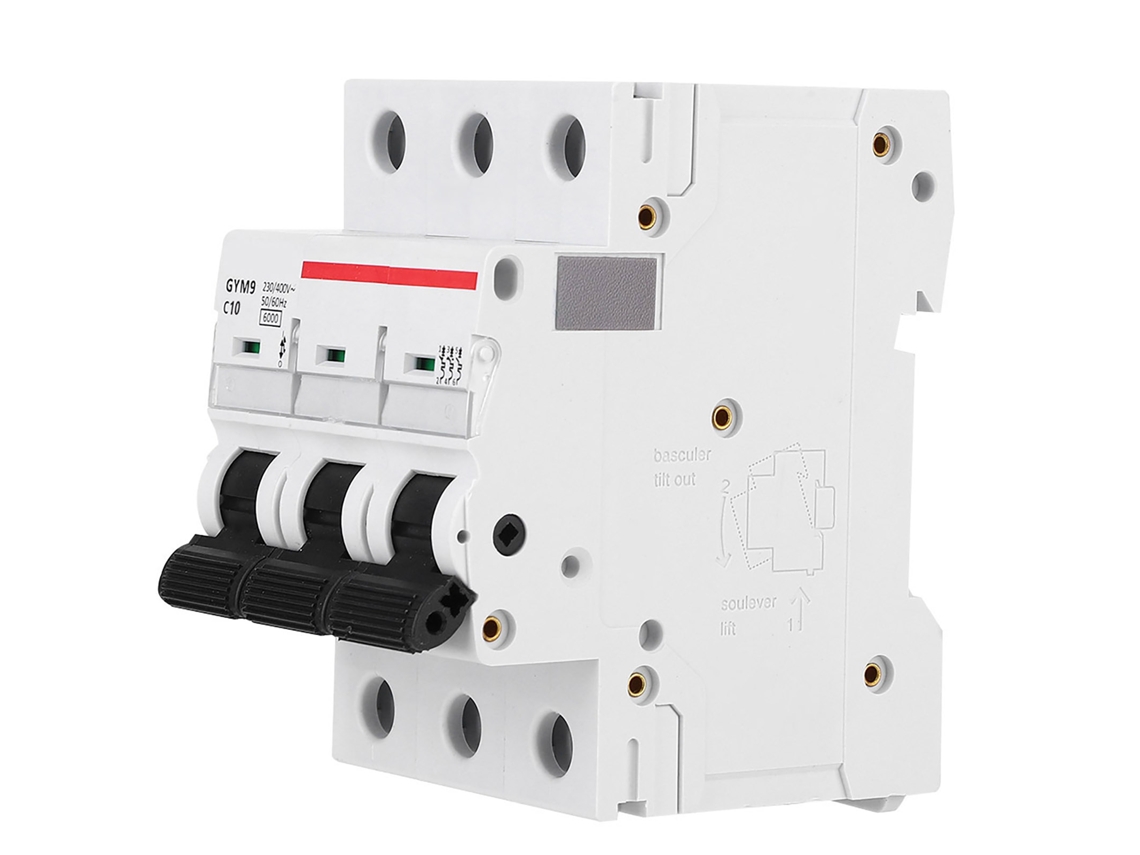 Laxiscreed Disjuntor Minúsculo De 3 Polos 400vac Para Proteção Eléctrica Fiável