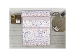 Conjunto de Lençóis TEJIDOS REINA Balance (Cor de Rosa - Casal)