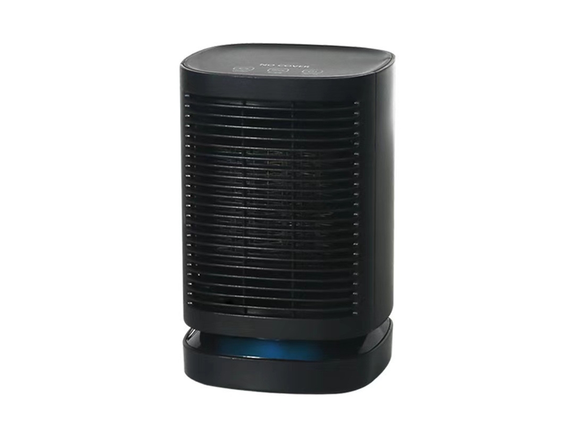 Mosaico do Ventilador 3 Suportes Aquecedor de 950w Mosaico de Cerâmica Mosaico Elétrico com Indicação de Led Roterend Zwart ZYBLSSBB