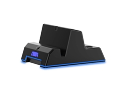 Carregador para Console de Jogos com Base de Carregamento Magnética Portal e Base com Luzes Coloridas. GOKOCO