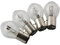 Lâmpada De Farol Ba20d 6v 35w, Pacote Com 4 Unidades, Compatível Com Scooter, Motocicleta, Kart E Quadriciclo