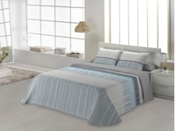Colcha JVR Bombay (Poliéster - Azul - 180 cm)