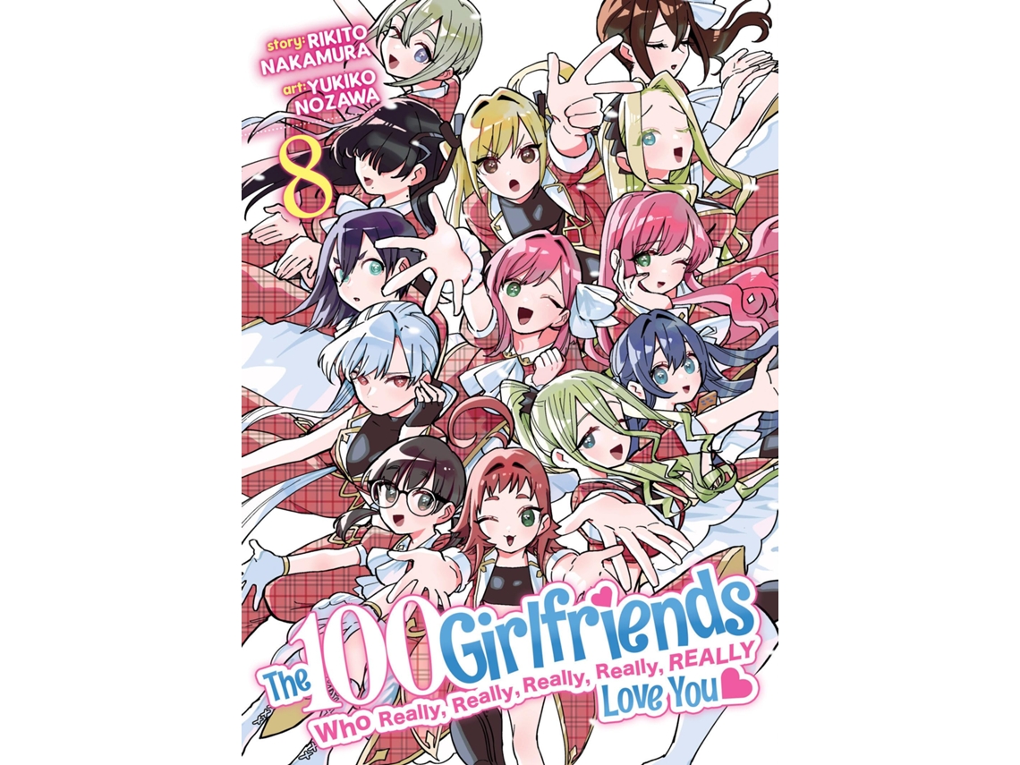 Livro 100 Girlfriends Who Really, Really, Really, Really, Really Love You Vol. 8 de Rikito Nakamura (Inglês)