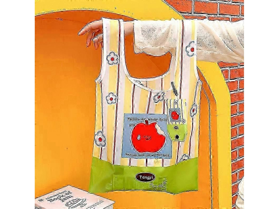 Bolsa De Mão Fofa Com Desenho Animado, Modelo 2025, Portátil, Reutilizável, Dobrável, Com Grande Capacidade, Ideal Para Compras E Compras. Ótima
