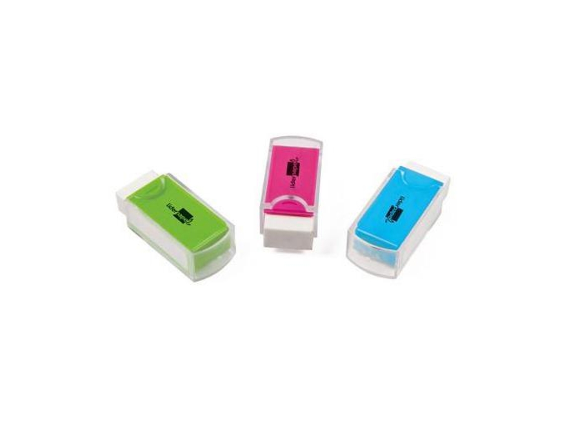 Borracha Liderpapel Pocketâ Com Protetor Plástico