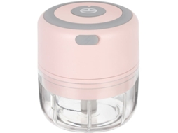 Mini Picador de Cebola Elétrico, Durável, com Capacidade de 100 Ml Slowmoose (rosa)