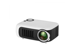 Projetor A2000 Digital Portátil Uso Doméstico 720P de Alta Definição Whiteus Plug